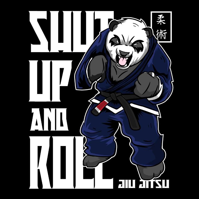 Angry BJJ Panda - chemise brésilienne de Jiu Jitsu de BJJ