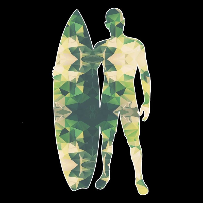 Polygon Surfer grün