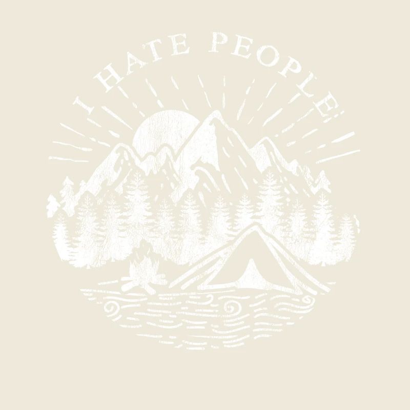 I Hate People - Ich hasse Menschen Geschenk Camper