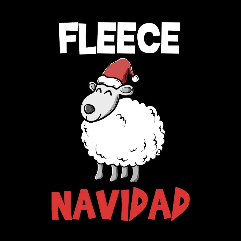 Fleece Navidad sweet sheep Christmas gift