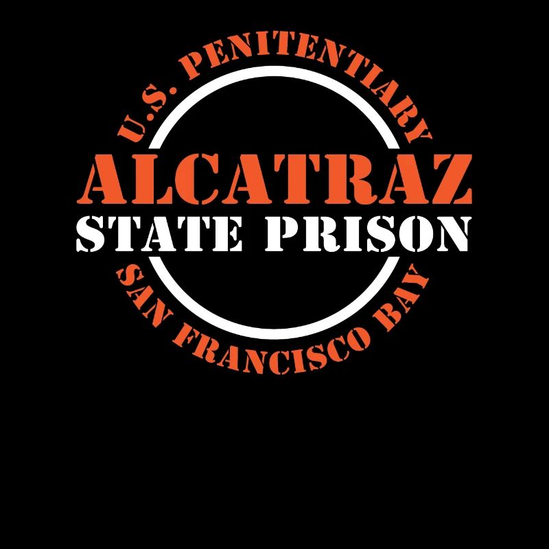 Alcatraz Symbol T-Shirt US Penitentiary Prisoner