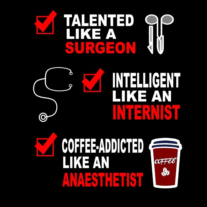 Surgeon Internist Anesthetist Gift Idea Shirt