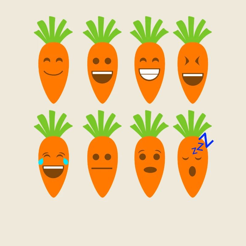 Emojis aux carottes