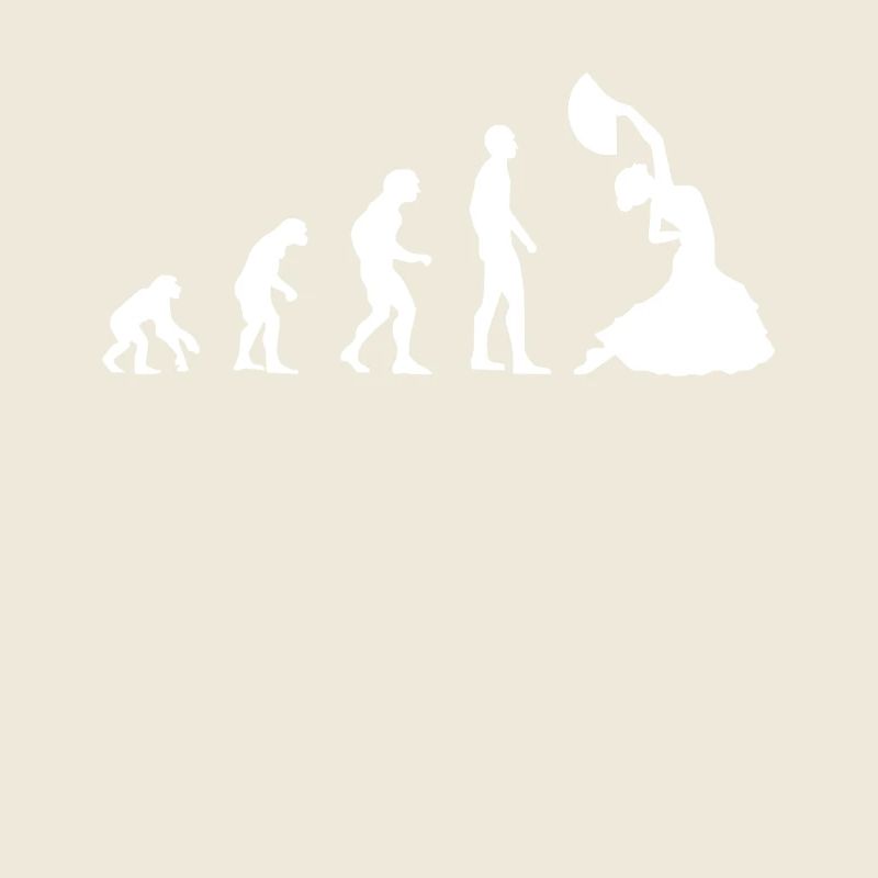 Flamenco Evolution / Danse flamenco / Robe / blanc