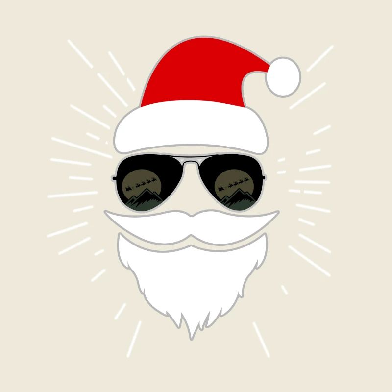 Santa Claus with glasses