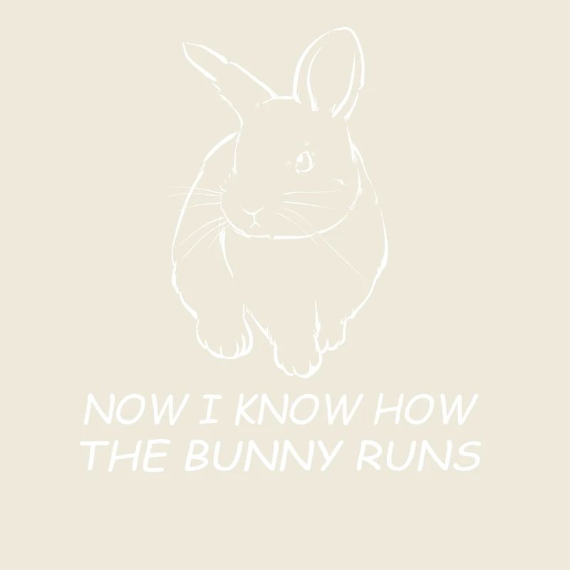 Denglisch Now I know how the rabbit runs