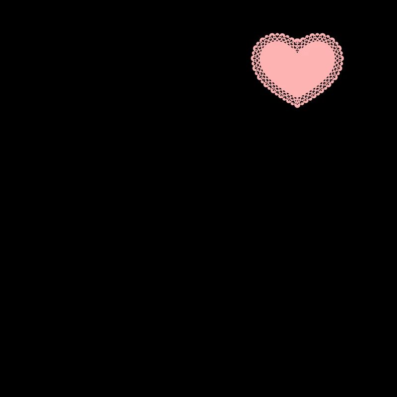 Süßes rosa gehäkeltes Herzchen