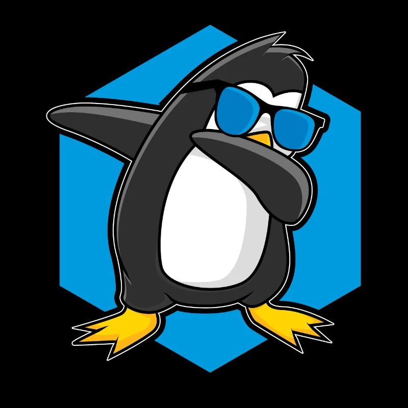 Pingouin dabbing