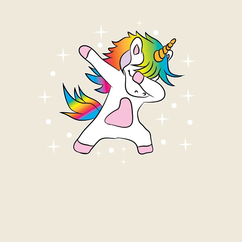 Einhorn Dab Regenbogen