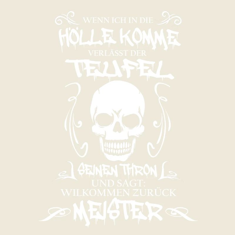 Hell and the devil leaves his throne