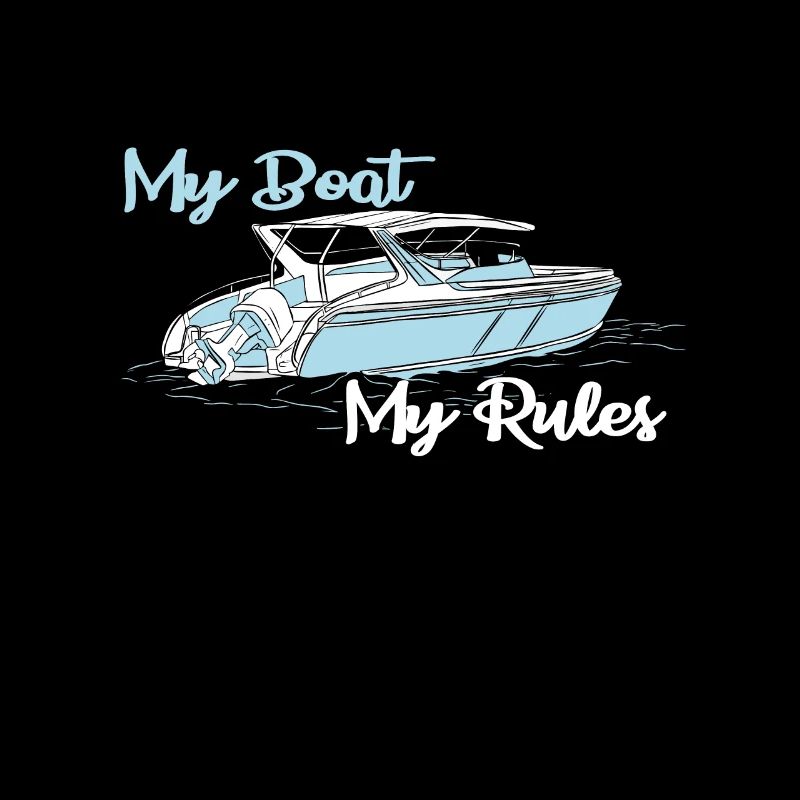 Bateau à moteur Mon bateau Mes règles Anglais