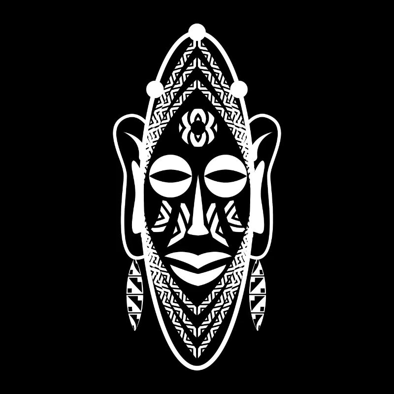 Afrikanische Maske - Stammes Rituale - Symbol