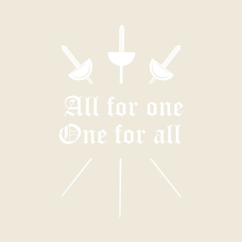 Tous pour un - Un pour tous - Escrime - Épée