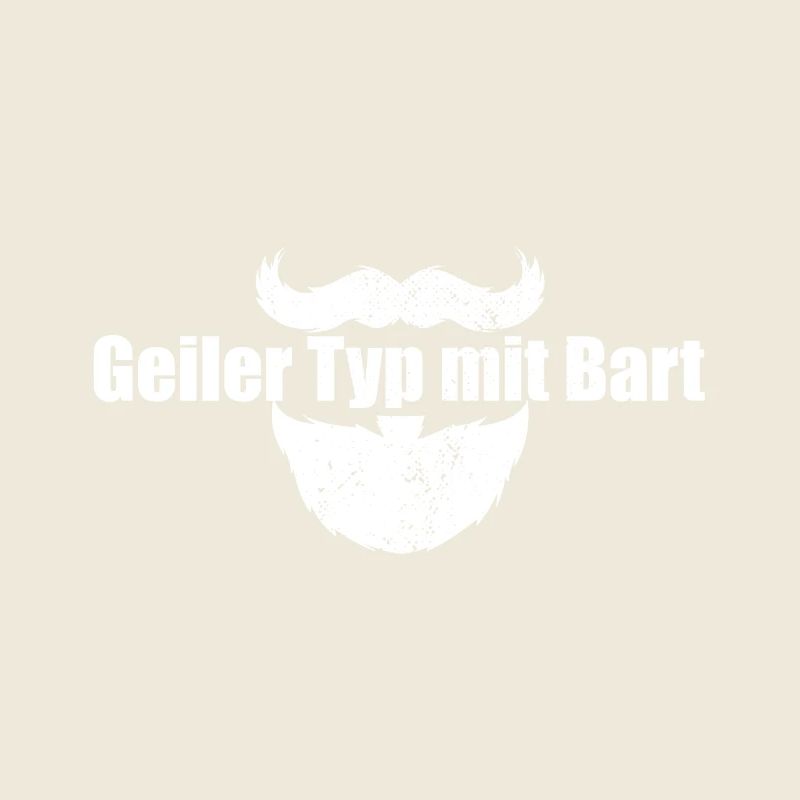 Geiler Typ Mit Bart Bartträger Barbier Vollbart