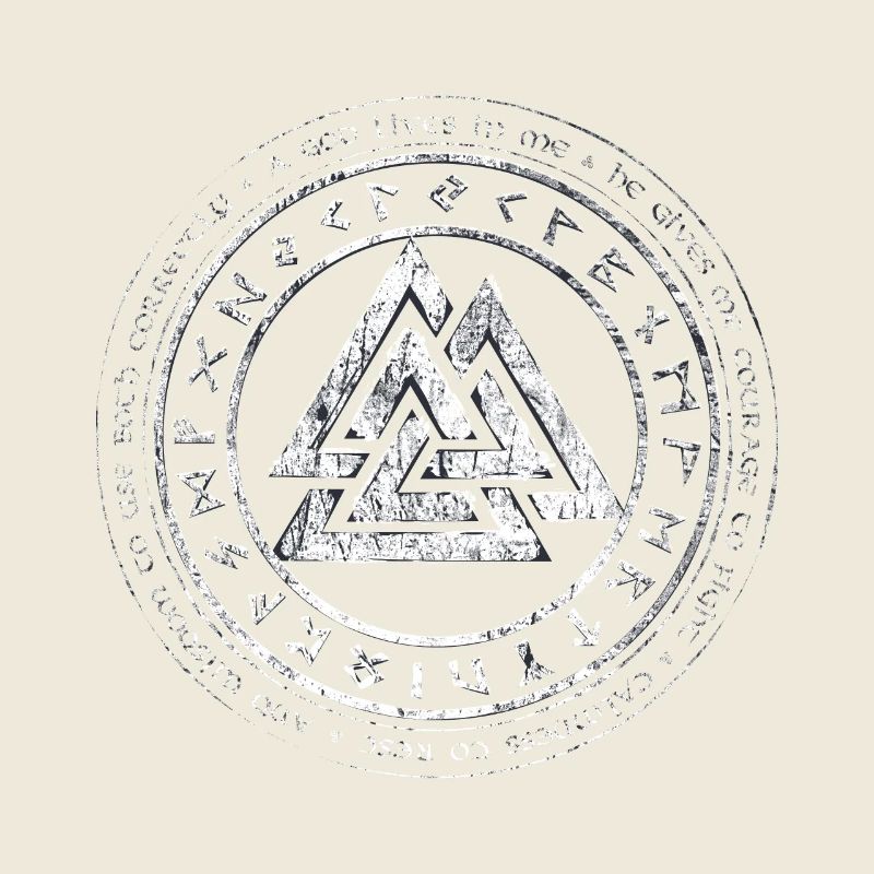 Valknut Viking Celts Teutons Knot Runes