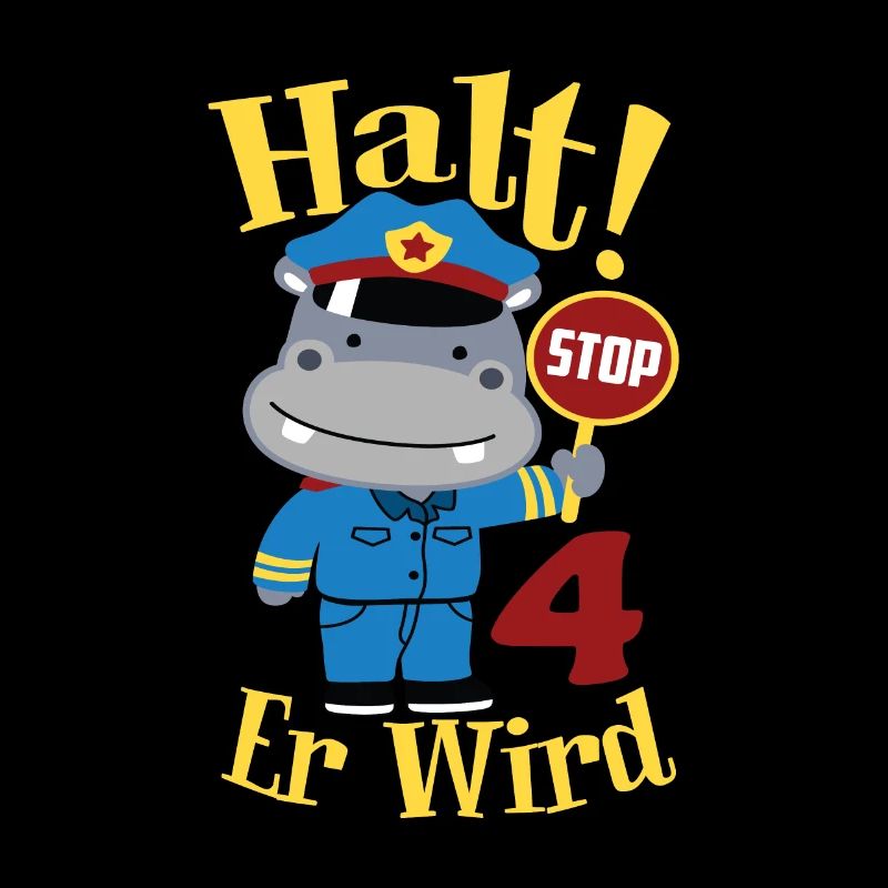 4 Geburtstag Kinder Polizei 4 jahre