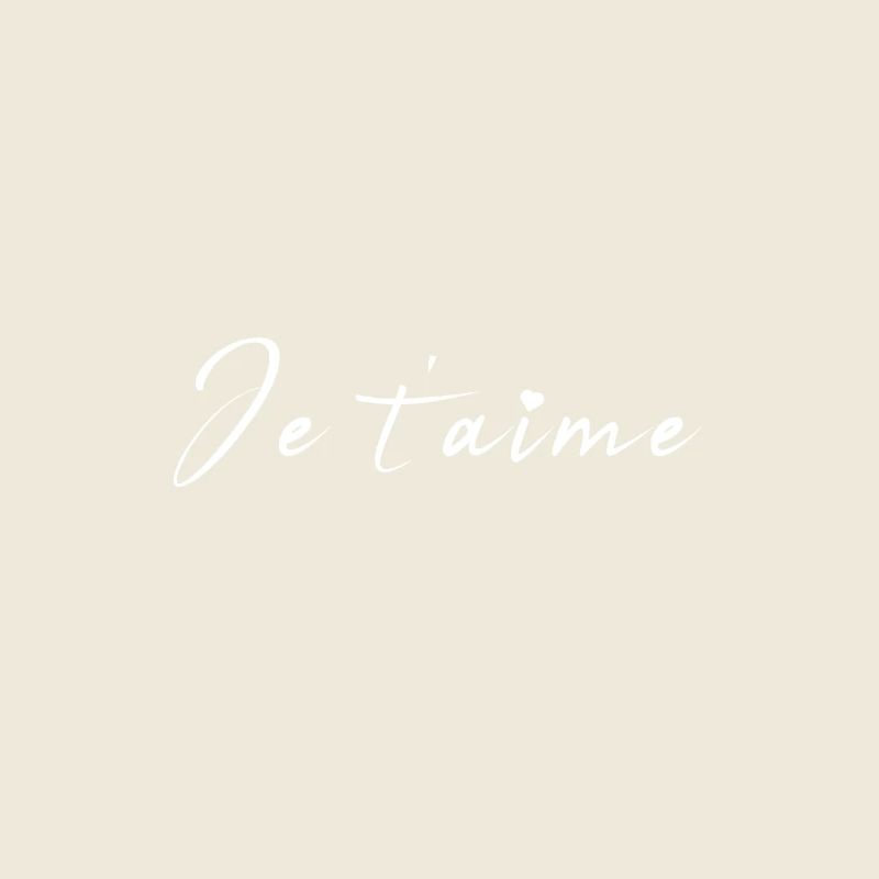 Je t'aime Script Romance