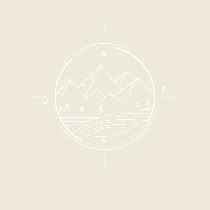 Mountains compass