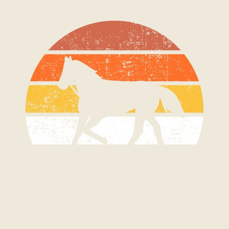 Pferd Retro