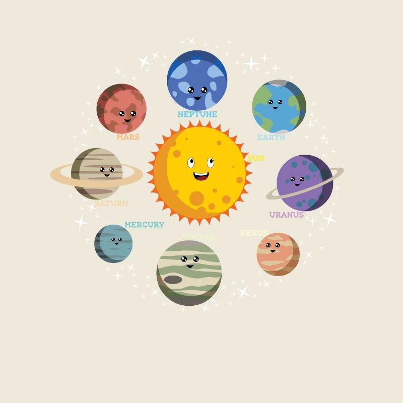 Planètes du système solaire - Galaxy Spaceman Gift