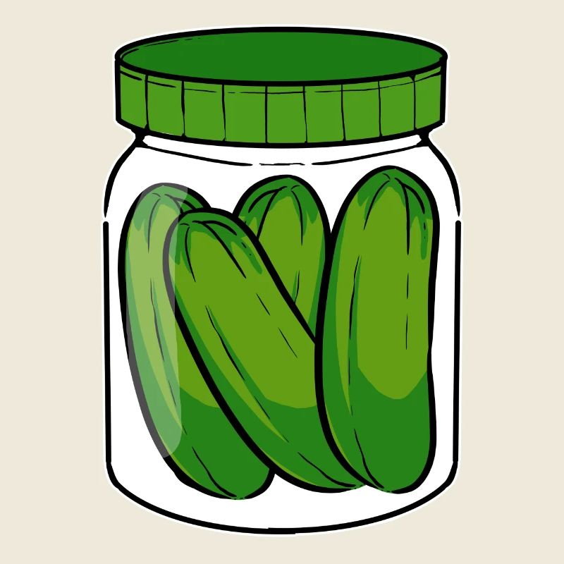 Eingelegtes Gurkengemüse Vegan