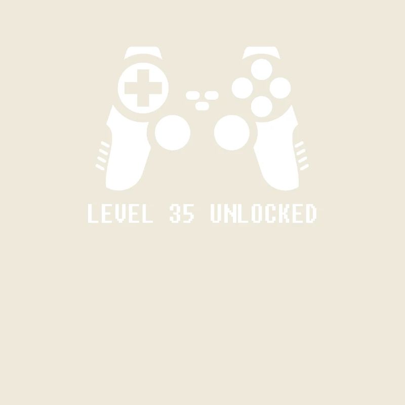 35 Birthday Gamer Level 35 unlocked