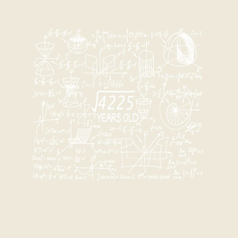 65 birthday math math teacher