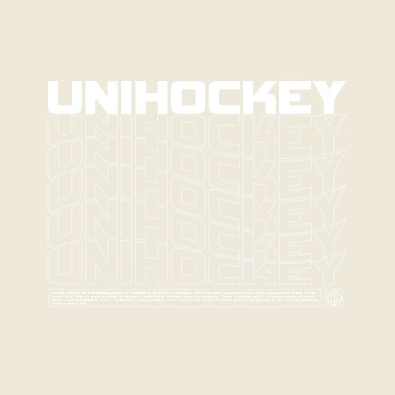 Floorball Typo Pattern