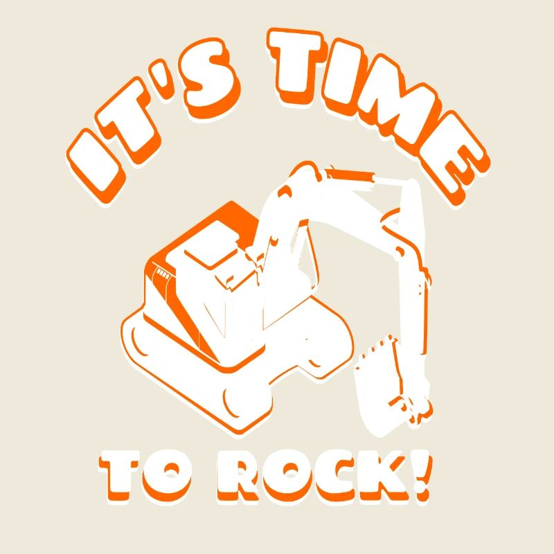 Bagger Fahrer it's time to Work