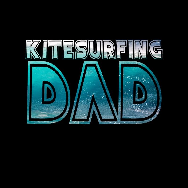 Kitesurfing dad