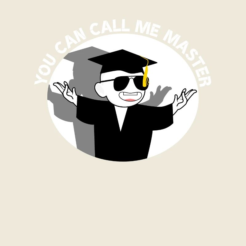 You Can Call Me Master Master Lächelnder Absolvent