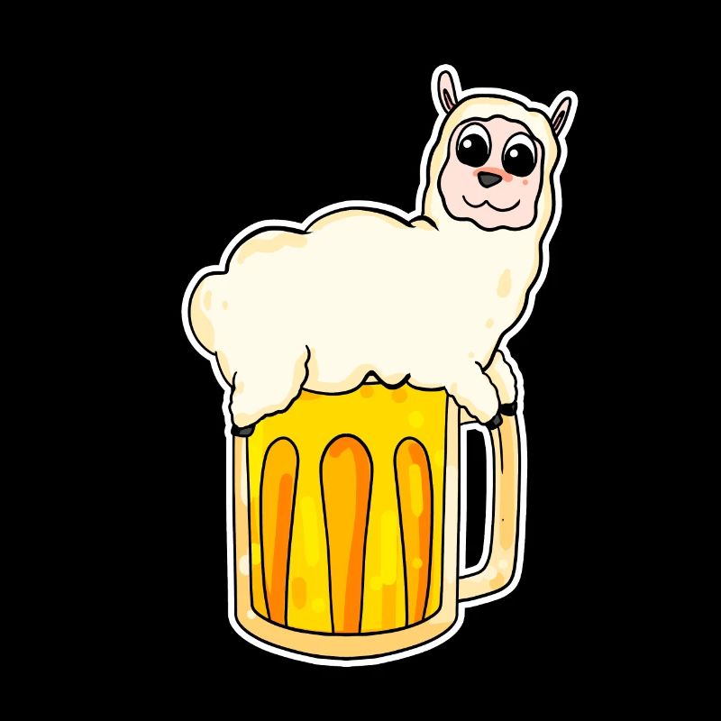Alpaka und Bier