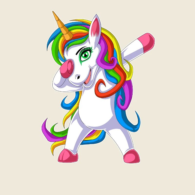 dabbing Einhorn