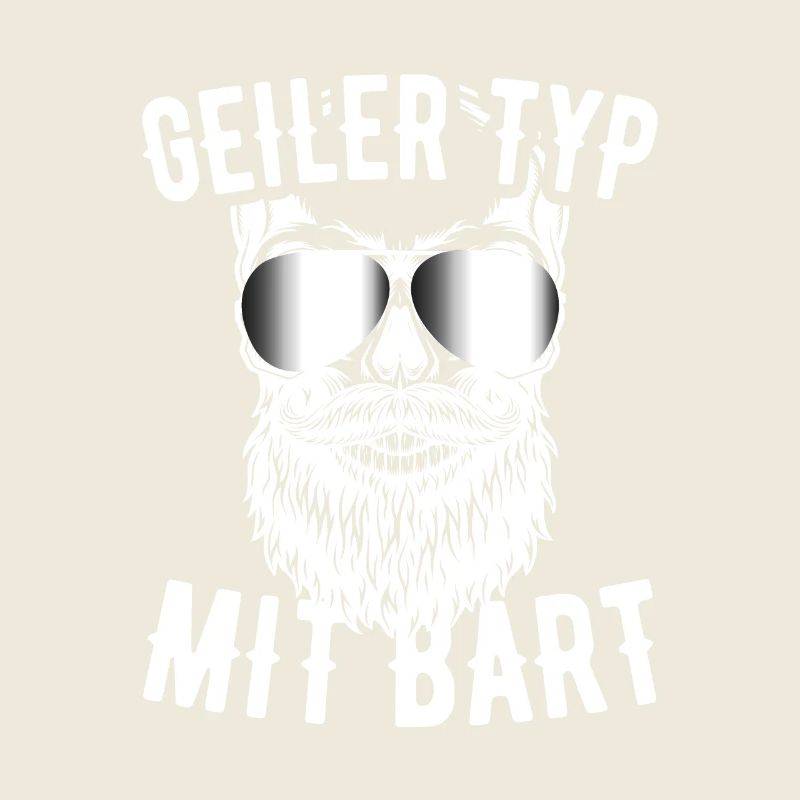 Geiler Typ Mit Bart Bartträger Barbier Vollbart