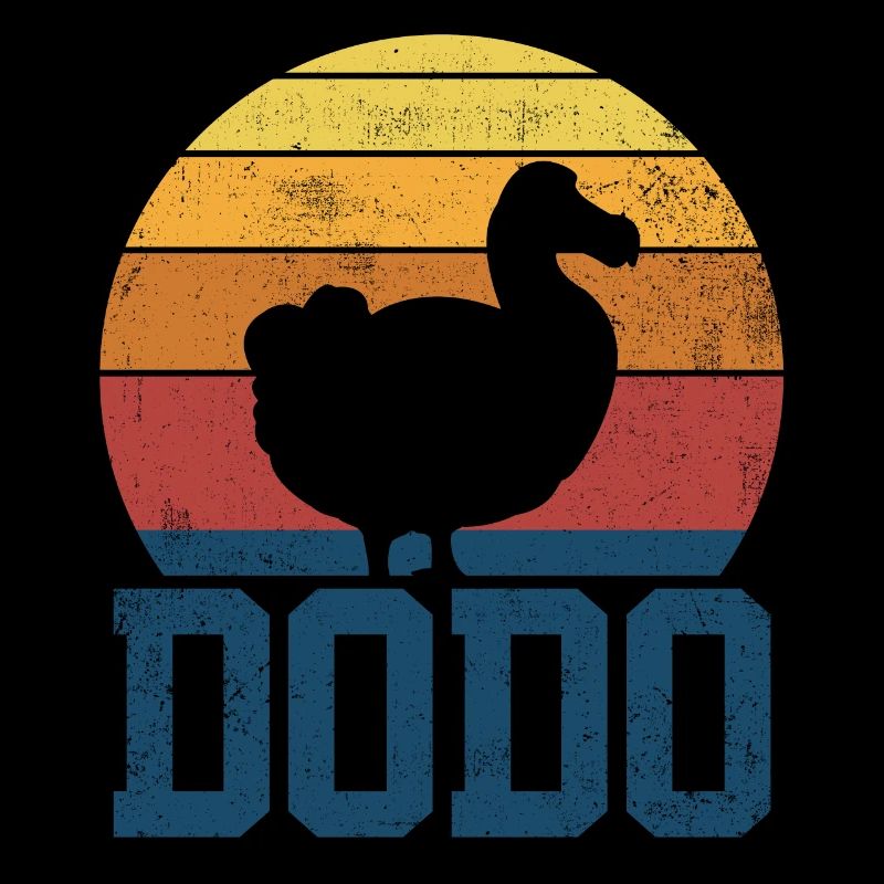 Dodo Oiseaux Birdwatcher Vintage