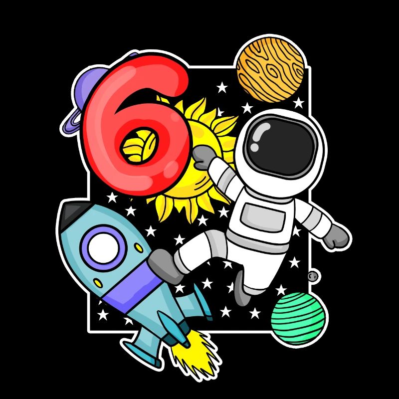6th birthday astronaut 6 years boy gift