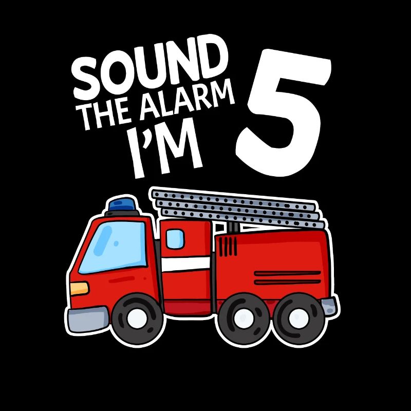 5. Children's birthday - 5 years old - fire brigade