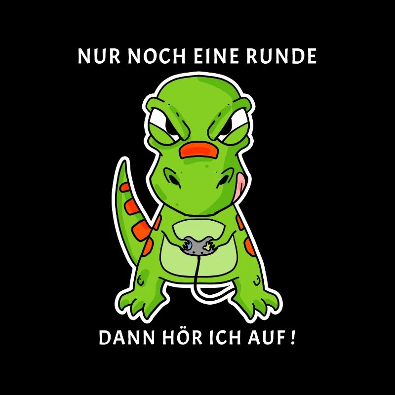 Nur noch eine Runde Zocken Gaming Kinder