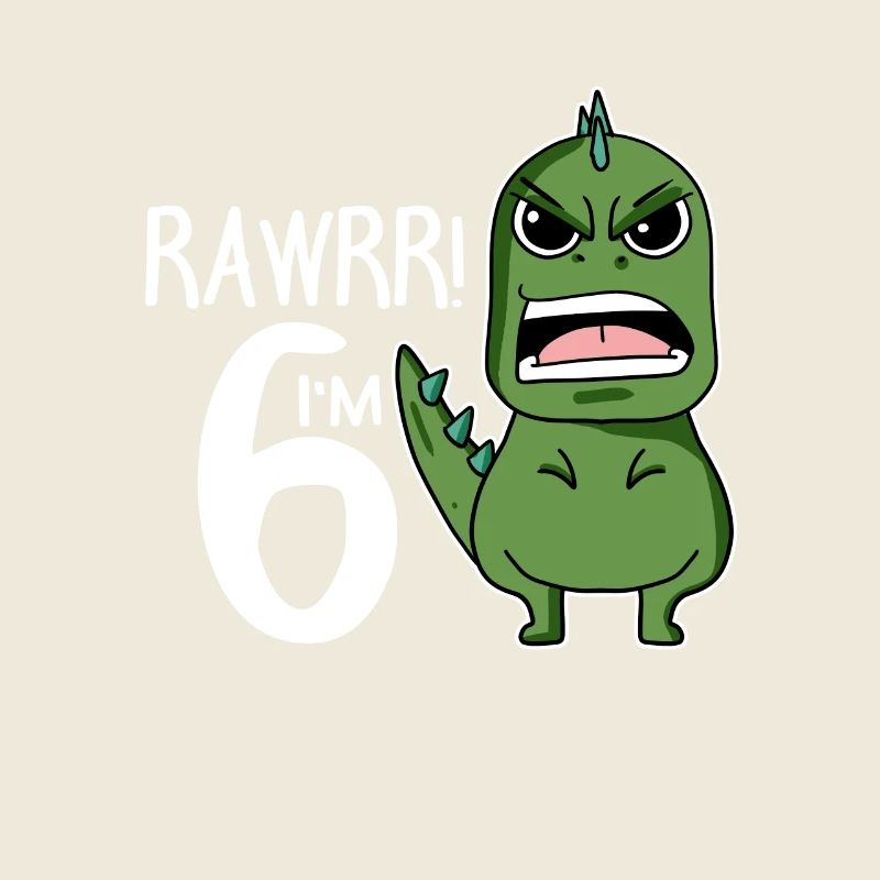 6th birthday - 6 years old - I am 6