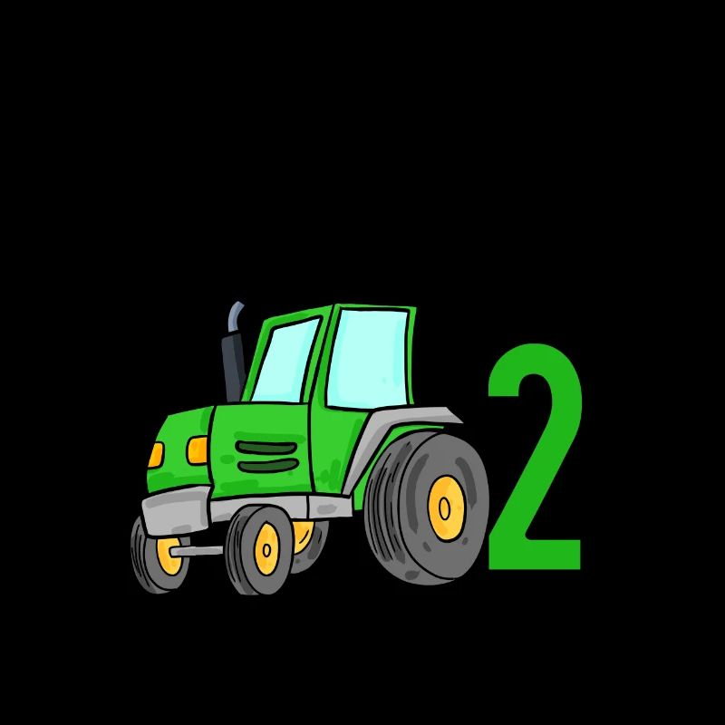 Traktor 2 Jahre Junge 2. Geburtstag Sohn