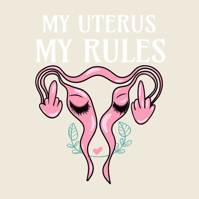 Mittelfinger Gebärmutter - My Uterus My Rules