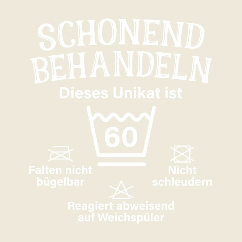 Schonend Behandeln Männer Geschenk 60. Geburtstag