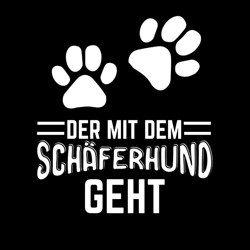 Der mit dem Schäferhund geht