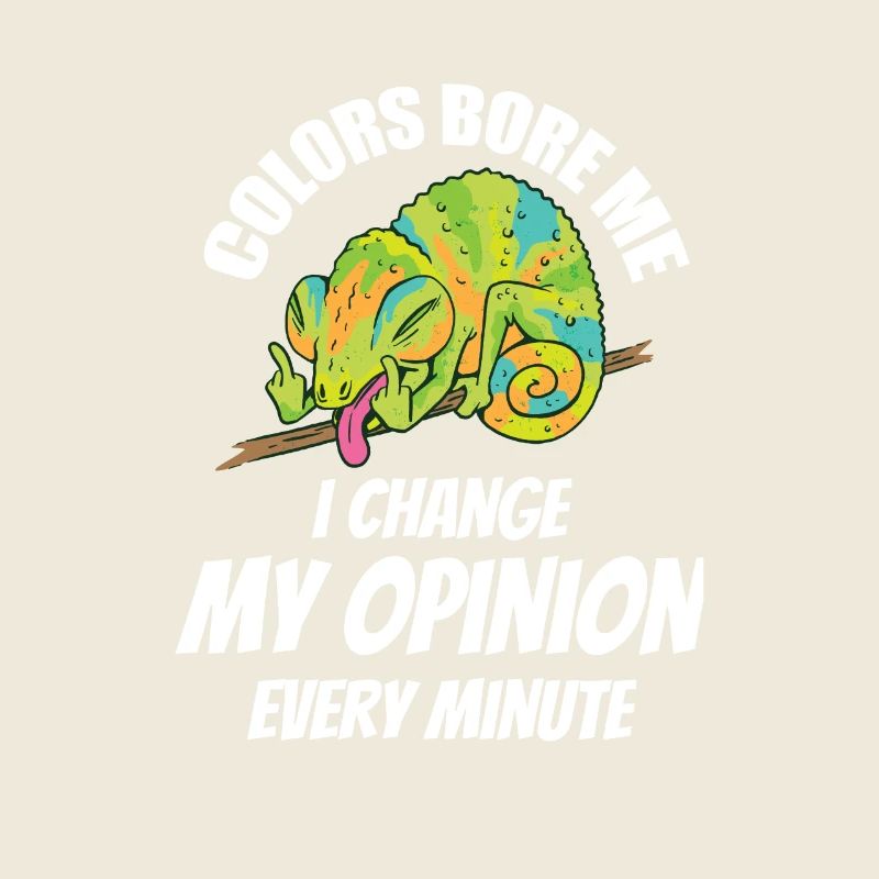 Caméléon Je change souvent d’avis