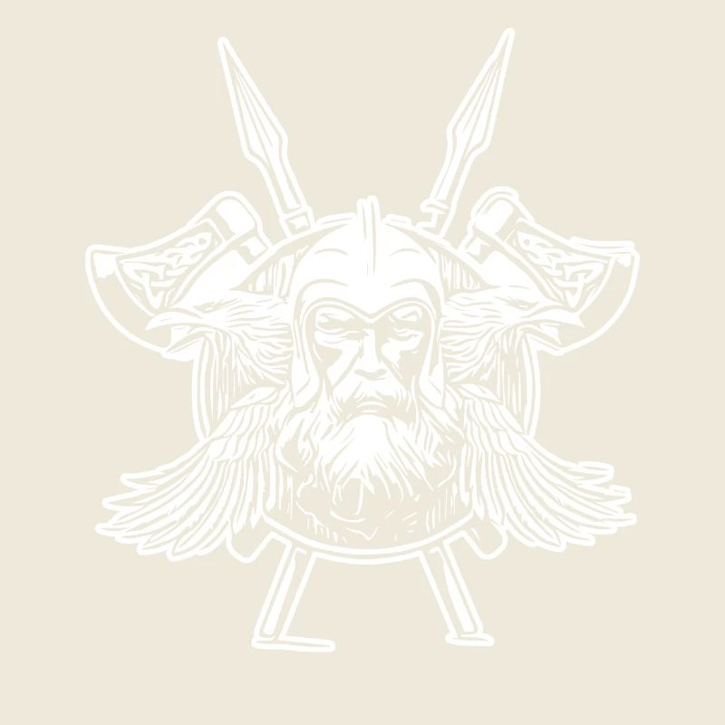 Odin Raben Wikinger Äxte