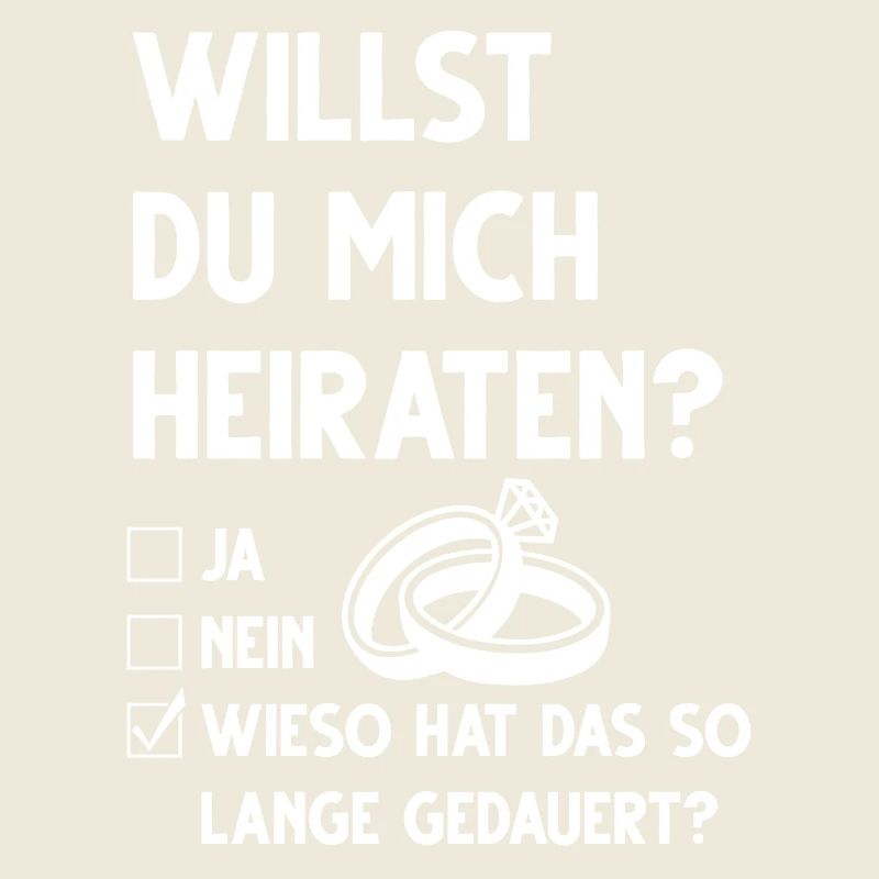Geschenk zur Verlobung Willst du mich Heiraten