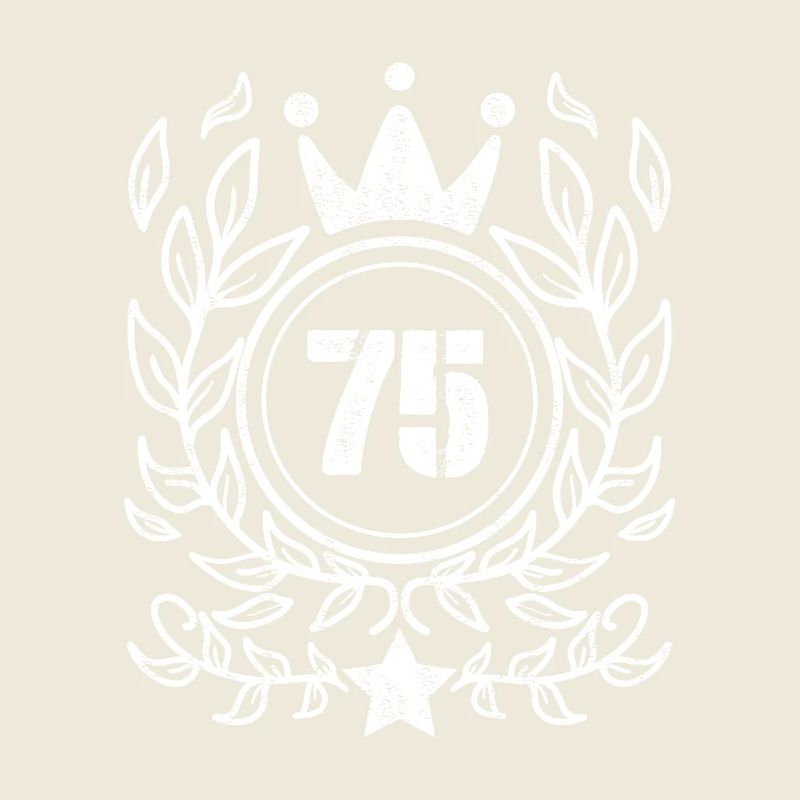 75 Number Crown Wreath