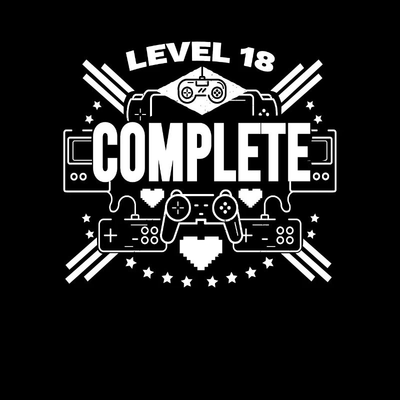 18 Birthday Gamer Level 18