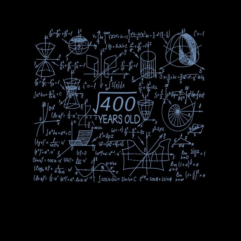20 Racine d’anniversaire de 400 Math