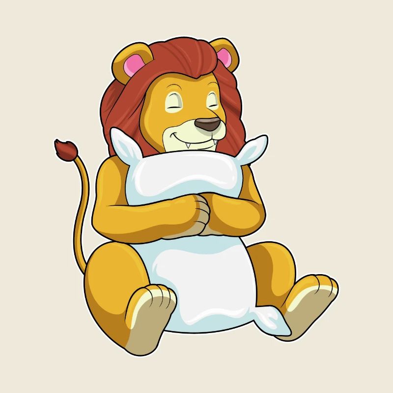 Lion Sleeping Pillow